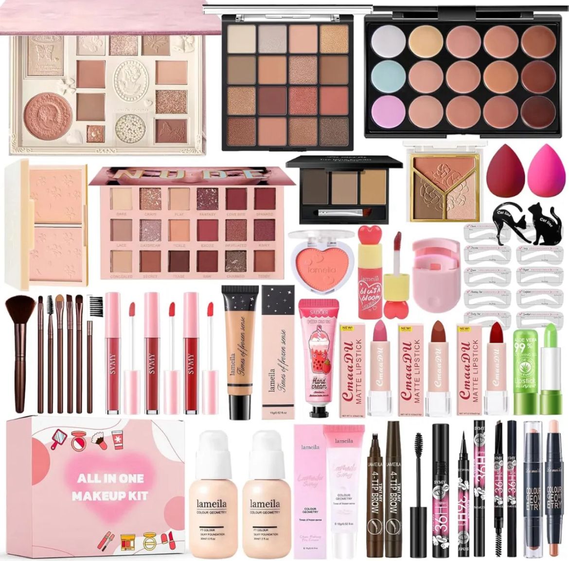 Makeup Deal 17 ItemsFor Girls Full Makeup Kit All In One Makeup Products Set Beauty . girls makeup kit.