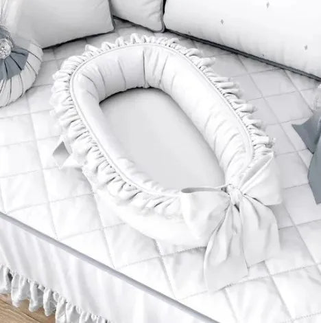 Crownstage Premium Soft Cotton Baby Nest | Cozy Breathable Newborn Bedding | Safe & Comfortable