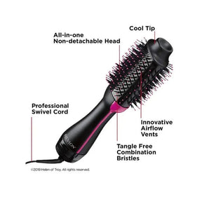 one step, hot air brush, 3 in 1, dryer, straightner, comb, straightener brush, hair dryer, 1 step 3in1, jerry traders.