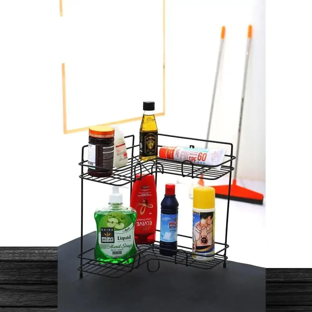 Iron Spice Rack for Kitchen, Rust Resistant, Space-Saving, New Arrival