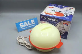 Electric Egg Boiler Red Yellow ABS Kitchen