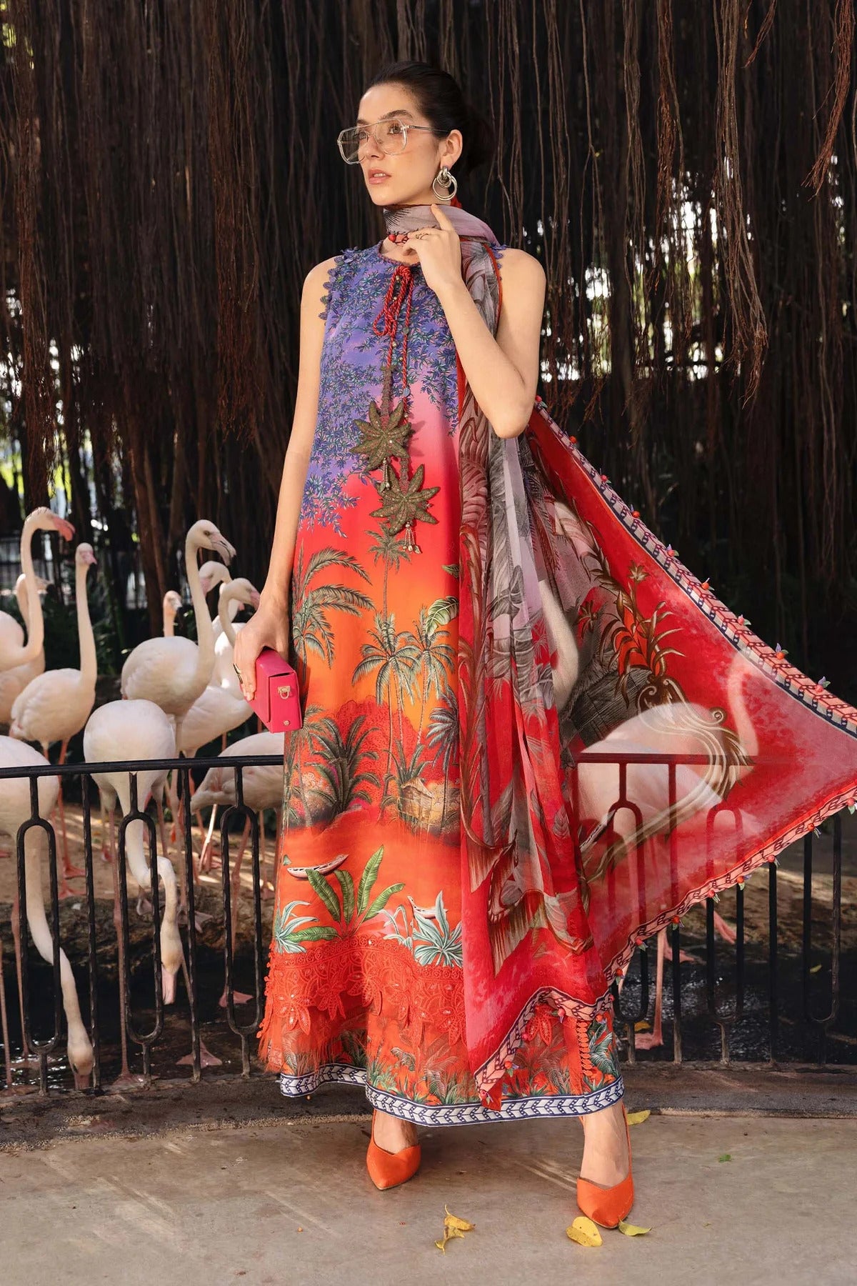 Elegant Embroidered Lawn 3 Piece Unstitched Suit with Chiffon Dupatta MBL-MPT-2907-B-26 – Summer Collection 2026