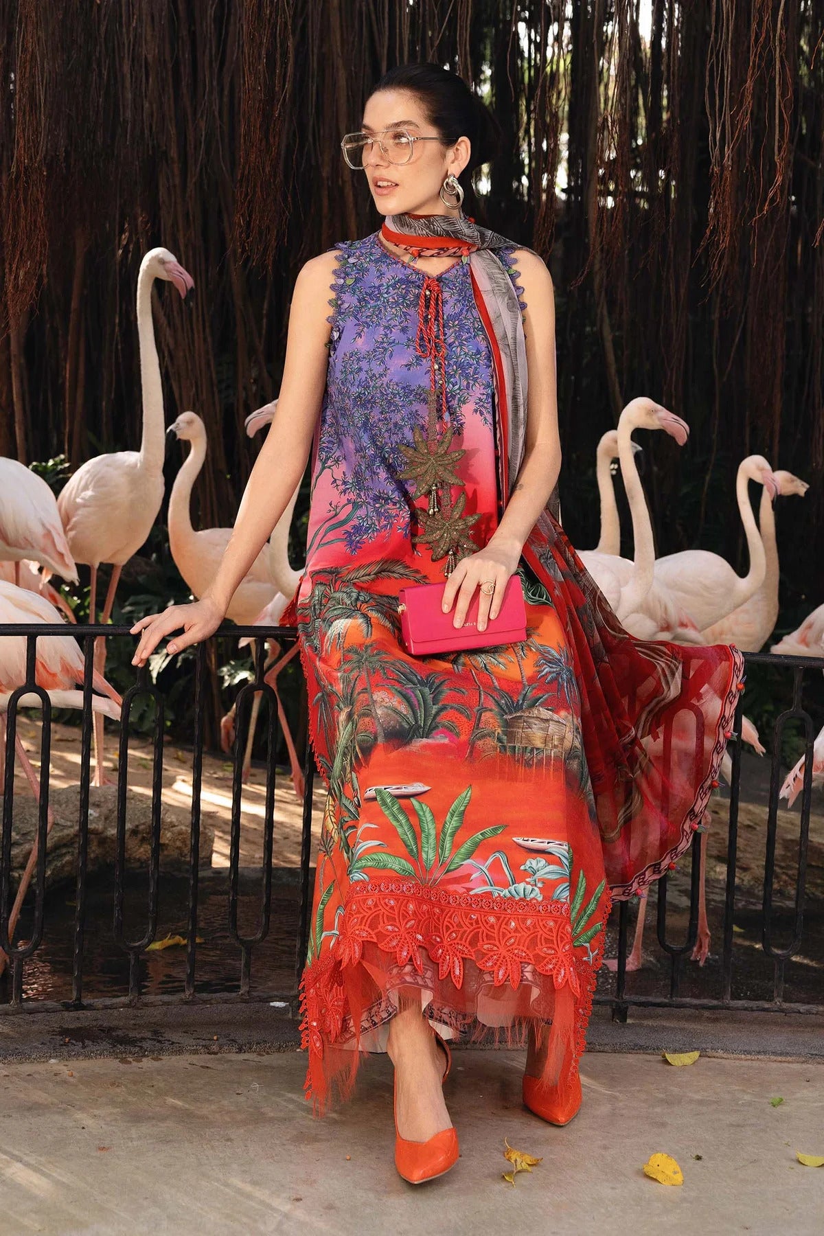 Elegant Embroidered Lawn 3 Piece Unstitched Suit with Chiffon Dupatta MBL-MPT-2907-B-26 – Summer Collection 2026