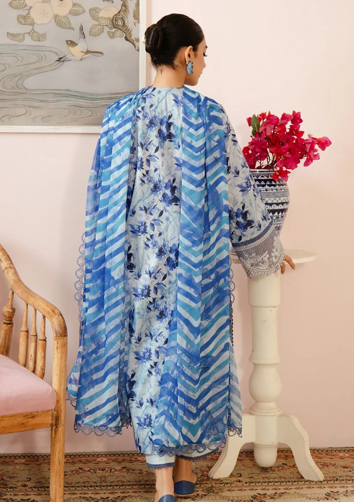 Elegant Embroidered Lawn 3 Piece Unstitched Suit with Chiffon Dupatta MBL-MPT-2907-B-26 – Summer Collection 2026