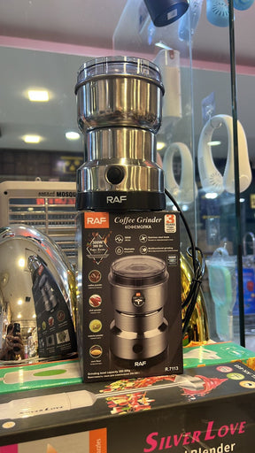 RAF Professional Electric Coffee & Spice Grinder – 300W High-Power Stainless Steel Masala Grinder