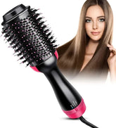one step, hot air brush, 3 in 1, dryer, straightner, comb, straightener brush, hair dryer, 1 step 3in1, jerry traders.