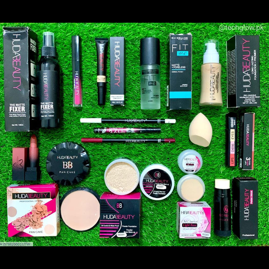 15-in-1 Makeup Set for Pakistani Women, Smudge Proof, Long Lasting