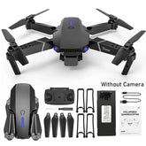 Remote Control Mini Drone LED lighting - GPS - Headless mode - Without Camera - Black