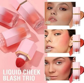 Beautious Pack of 1 Air Cushion Liquid Blush Natural Long Lasting Matte Cheek Liquid Blusher Makeup
