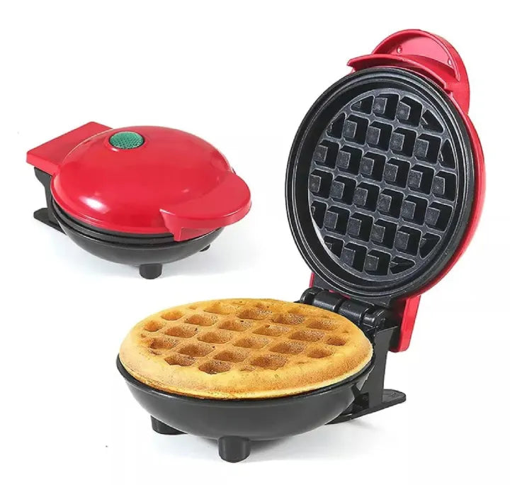 Mini Waffle Maker – Non-Stick Electric Breakfast Machine – 350W – Easy to Clean – Perfect for Waffles & Chaffles