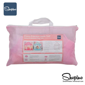 Shopino Elegant Pink Princess Castle Play Tent for Girls 0-10 Years - Indoor/Outdoor Creative Playhouse with Storage Bag