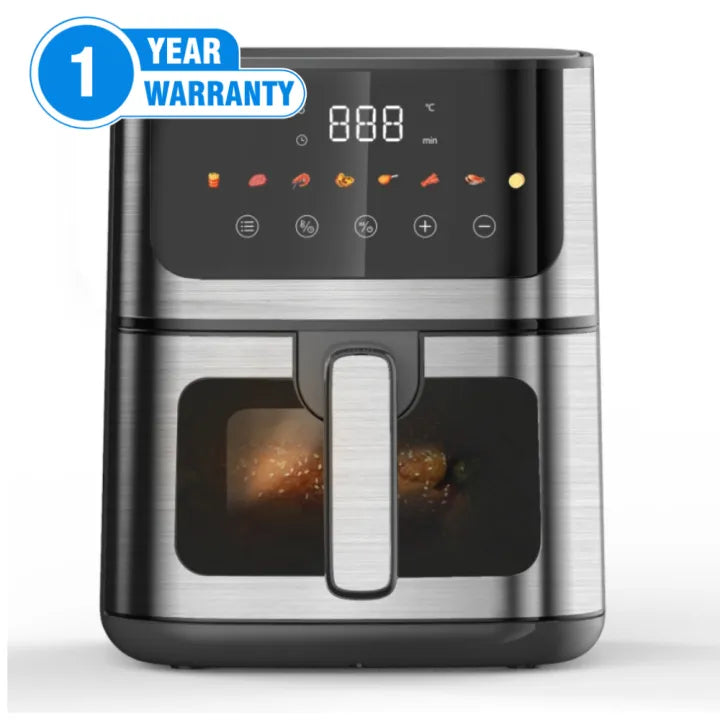 Air Fryer -Full Digital Touch Panel - Oil Free Cooking Latest Imported Chinese Models - Fast Easy & Energy Efficent Airfryer