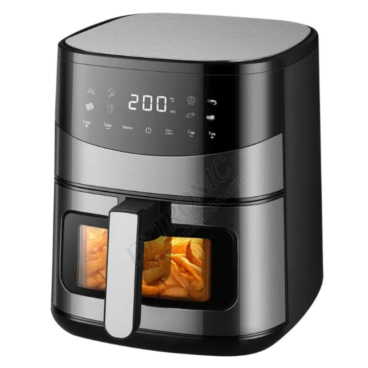 Air Fryer -Full Digital Touch Panel - Oil Free Cooking Latest Imported Chinese Models - Fast Easy & Energy Efficent Airfryer