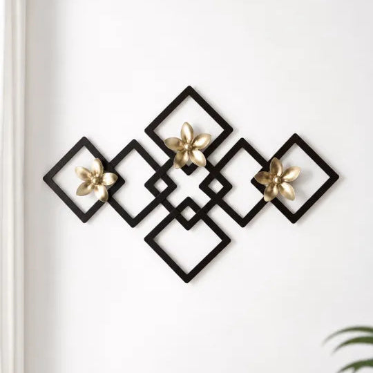 Luxury Wall Hanging Decor for Living Room | Modern Flower Wall Art for Bedroom & Home