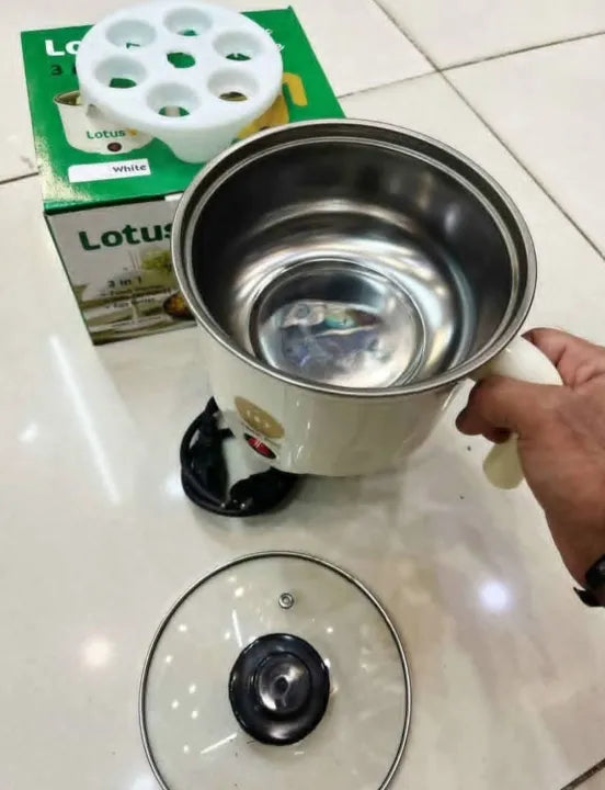 Electric kettle For Home Kitchen Food warmer Food Noodle Egg boiler Multifunction Pan Steam Cooking Machine 1.2 litter
