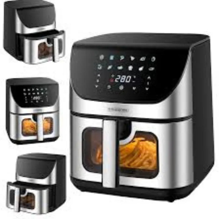Air Fryer -Full Digital Touch Panel - Oil Free Cooking Latest Imported Chinese Models - Fast Easy & Energy Efficent Airfryer