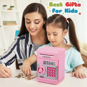 Cute Plastic Safe Piggy Bank Toy For Kids - Money Saving Box Coin Bank For Children