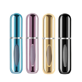 Portable Mini Perfume Atomizer 5ml Refillable Travel Fragrance Spray Bottle Set Multiple Color