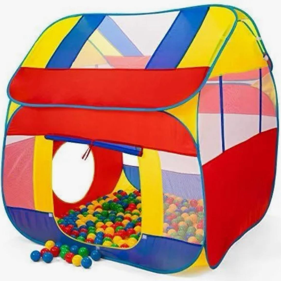 Pop Up House Tent for 2-3 Kids - with 50 Multicolor color ball
