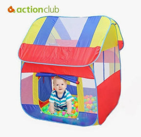 Pop Up House Tent for 2-3 Kids - with 50 Multicolor color ball