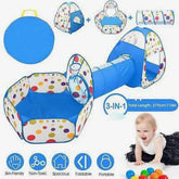 Kids Play Tunnel Tent Toy 3 in 1