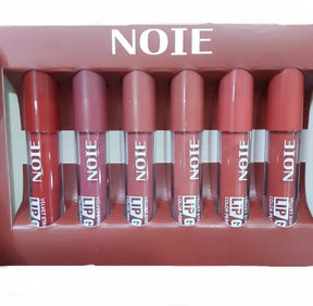 6Pcs Nude Makeup Lipstick Liquid Velvet Matte Gloss Lip Red Lipstick Nude Women Long Lasting Waterproof Beauty Cosmetic Kit