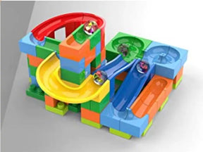 Urban Vendors Track Maze Marble Run Race Track Toy Bricks Blocks 98 Pieces Set Educational Building Blocks STEM Toy for Kids