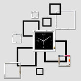 Silver,Black, Golden acrylic box Clock Enhance Every Room with our Stunning Wooden Wall Clocks - Digital, 3D, Artistic DIY Designs. Perfect for Kitchen, Office, Bedroom, and Living Room Decor.