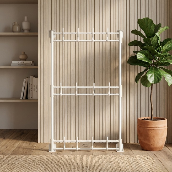 Multifunctional Corner Coat Rack | Nail-Free Installation | Space-Saving Coat & Storage Organizer | Waterproof & Durable | 3 Layers | Random Colour