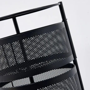 3 Tier Round Basket 360-Degree Rotating Moveable Vegetable & Fruit Organizer Rack for Kitchen Storage Baskets