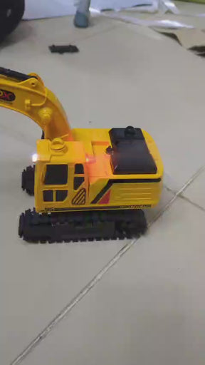 Remote Control Excavator Toy Kids Construction Vehicle RC Truck Fun Outdoor And Indoor Play